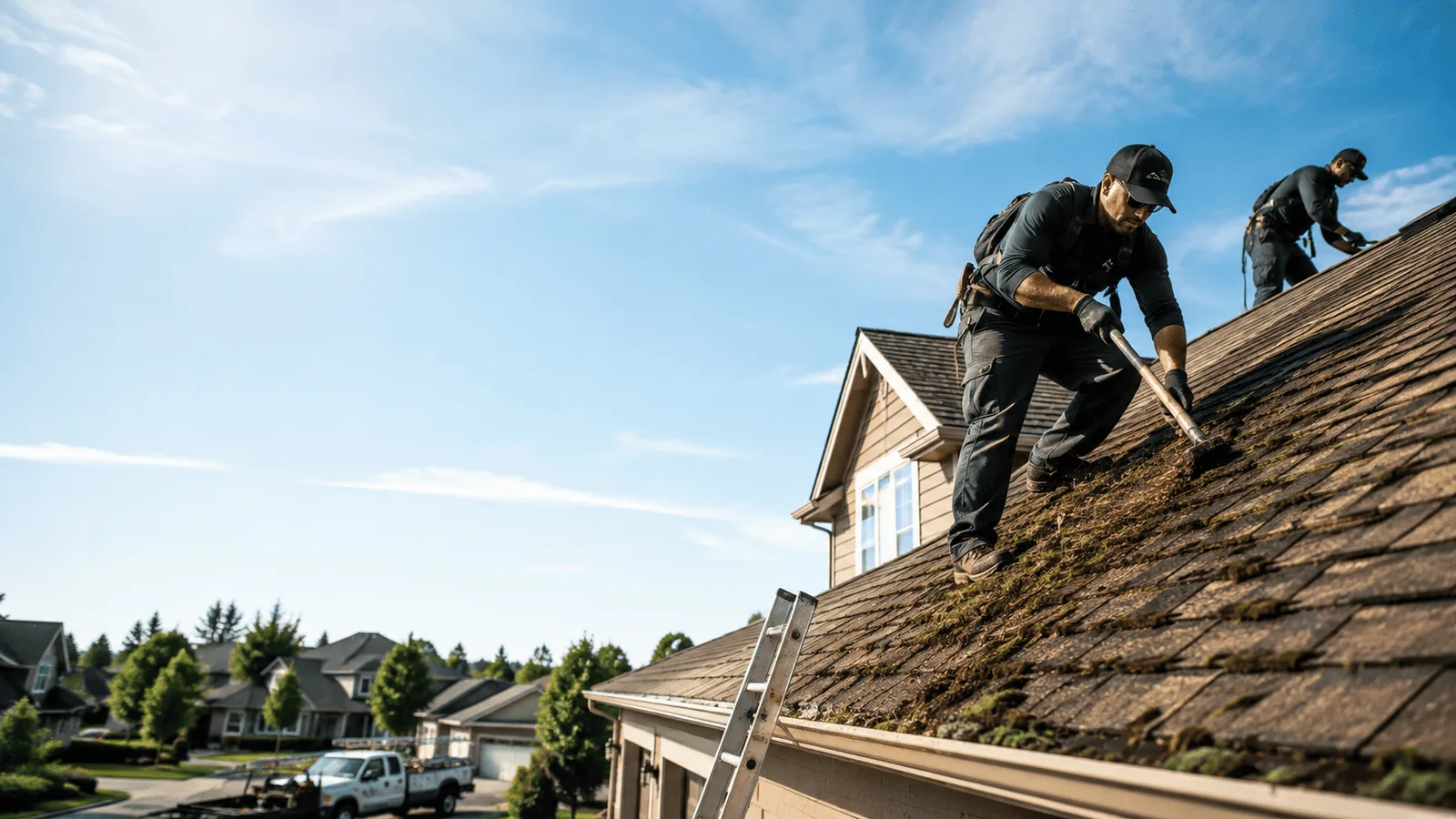 Roof Moss Removal in Eola, IL near me